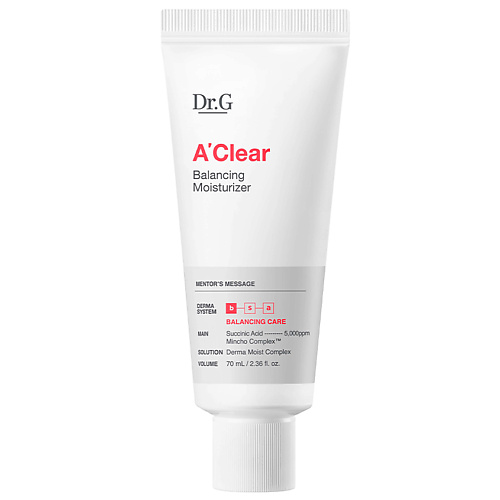 

DR.G Эмульсия увлажняющая против несовершенства кожи «A'CLEAR BALANCING MOISTURIZER» 70.0, Эмульсия увлажняющая против несовершенства кожи «A'CLEAR BALANCING MOISTURIZER»