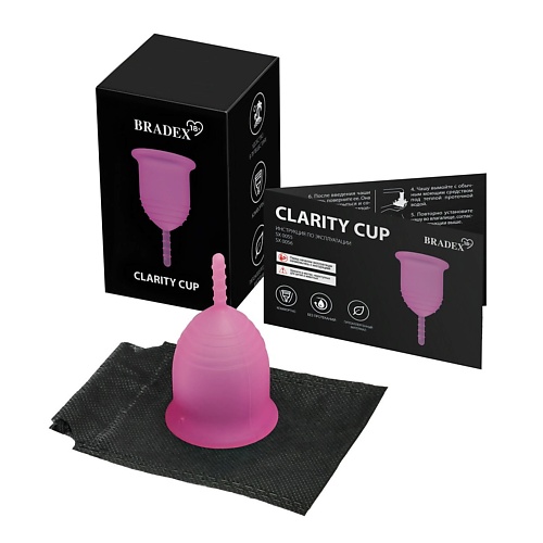 

BRADEX Менструальная чаша Clarity Cup L 1.0, Менструальная чаша Clarity Cup L