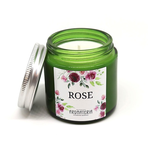 фото Aromateria ароматическая свеча "rose" 120.0