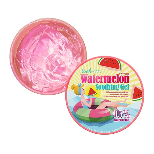 

LOOK AT ME Гель увлажняющий Арбуз Watermelon Soothing Gel, Гель увлажняющий Арбуз Watermelon Soothing Gel