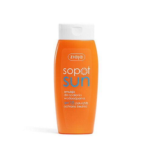 фото Ziaja солнцезащитная эмульсия spf 15 sun emulsion