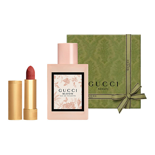 

GUCCI Туалетная вода Bloom Eau de Toilette + Матовая помада Rouge à Lèvres Mat, Туалетная вода Bloom Eau de Toilette + Матовая помада Rouge à Lèvres Mat