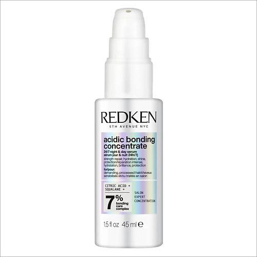 

REDKEN Сыворотка для поврежденных волос Acidic Bonding Concentrate 24/7 Night & Day, Сыворотка для поврежденных волос Acidic Bonding Concentrate 24/7 Night & Day