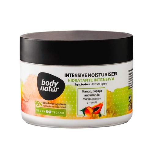 

BODY NATUR Масло для тела манго, папайя и марула Intensive Moisturiser Hidratante Intensiva, Масло для тела манго, папайя и марула Intensive Moisturiser Hidratante Intensiva