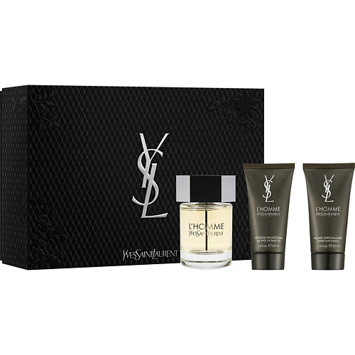 YVES SAINT LAURENT Набор LHomme Туалетная вода Гель для душа Бальзам после бритья 18136₽