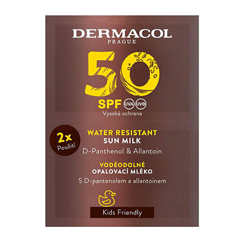 фото Dermacol солнцезащитный лосьон water resistant sun milk spf 50