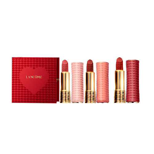 

LANCOME Набор губных помад L’Absolu Rouge Intimatte Holiday Limited Edition, Набор губных помад L’Absolu Rouge Intimatte Holiday Limited Edition