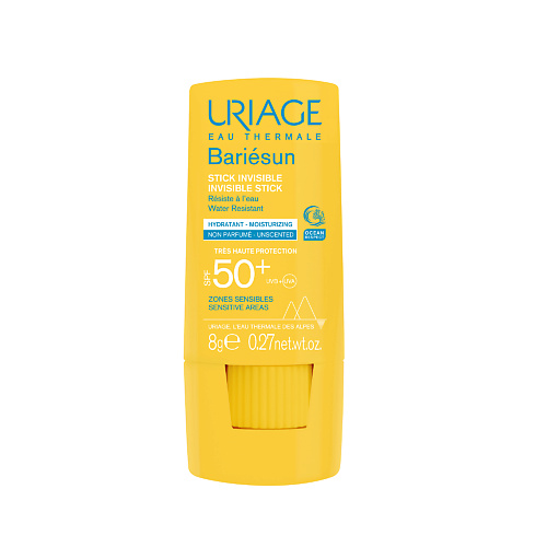 

URIAGE Барьесан spf 50+ невидимый стик для чувствительных зон 8.0, Барьесан spf 50+ невидимый стик для чувствительных зон