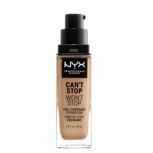 

NYX Professional Makeup NYX PROFESSIONAL MAKEUP Стойкий тональный крем Can't Stop Won't Stop, NYX PROFESSIONAL MAKEUP Стойкий тональный крем Can't Stop Won't Stop