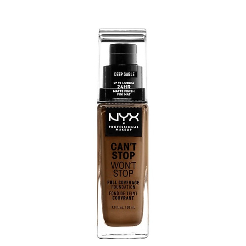 

NYX Professional Makeup NYX PROFESSIONAL MAKEUP Стойкий тональный крем Can't Stop Won't Stop, NYX PROFESSIONAL MAKEUP Стойкий тональный крем Can't Stop Won't Stop