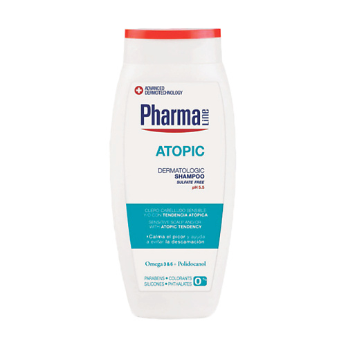 HERBAL Шампунь гипоаллергенный для чувствительной кожи головы Pharma Line Atopic Shampoo 1710₽