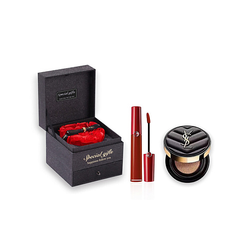 

GIORGIO ARMANI Подарочный набор Помада Lip Maestro+leather cushion, Подарочный набор Помада Lip Maestro+leather cushion