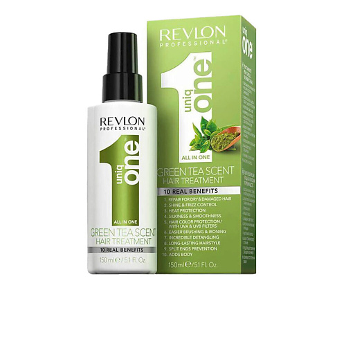 

REVLON Несмываемый кондиционер-спрей UNIQ ONE GREEN TEA, Несмываемый кондиционер-спрей UNIQ ONE GREEN TEA