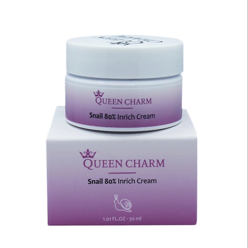 

QUEEN CHARM QUEEN CHARM. Крем для лица с муцином улитки 20%, QUEEN CHARM. Крем для лица с муцином улитки 20%