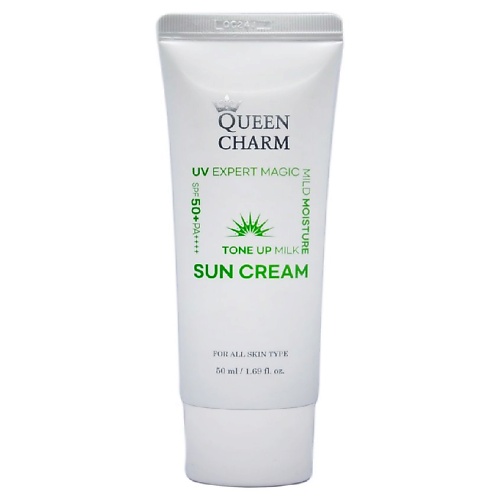 

QUEEN CHARM Легкий увлажняющий солнцезащитный крем SPF50+PA++++, Легкий увлажняющий солнцезащитный крем SPF50+PA++++