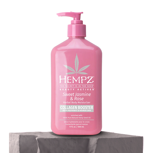 

HEMPZ Молочко для тела Сладкий Жасмин и Роза/ Sweet Jasmine & Rose Smoothing Herbal Body Moisturizer 500.0, Молочко для тела Сладкий Жасмин и Роза/ Sweet Jasmine & Rose Smoothing Herbal Body Moisturizer