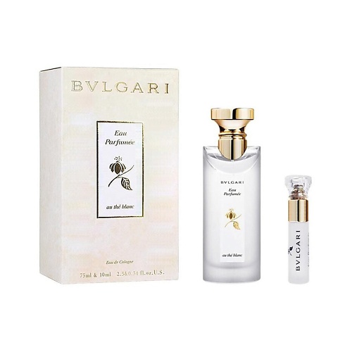 

BVLGARI Набор Eau Parfumee au The Blanc: Одеколон + Миниатюра, Набор Eau Parfumee au The Blanc: Одеколон + Миниатюра