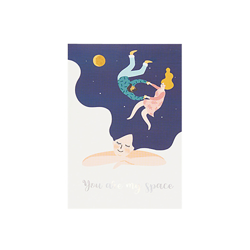 ЛЭТУАЛЬ Открытка You are my space 49₽