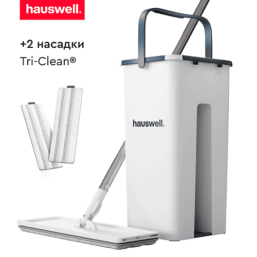 

HAUSWELL Швабра c отжимом и ведром Smart Mop, Швабра c отжимом и ведром Smart Mop