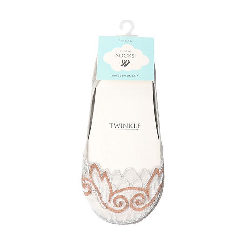 TWINKLE Кружевные следки TWINKLE цвет серый форма 2 149₽