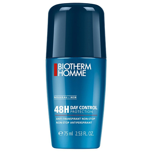 

BIOTHERM Мужской шариковый дезодорант-антиперспирант с минеральным комплексом Homme 48H Day Control 75.0, Мужской шариковый дезодорант-антиперспирант с минеральным комплексом Homme 48H Day Control