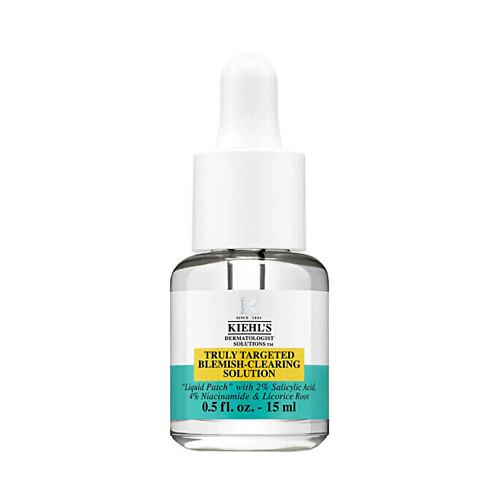 

KIEHL'S Сыворотка для проблемной кожи Truly Targeted Blemish-Clearing Solution, Сыворотка для проблемной кожи Truly Targeted Blemish-Clearing Solution