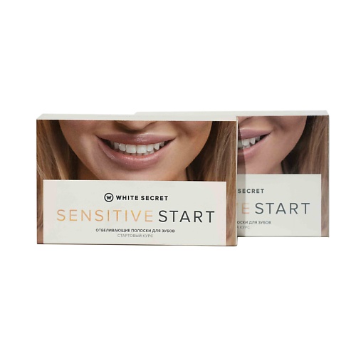 WHITE SECRET Полоски для домашнего отбеливания зубов Sensitive Start 1.0