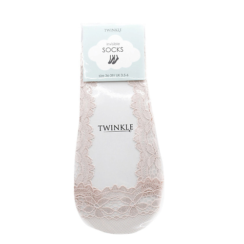 TWINKLE Кружевные следки розовые форма 6 149₽