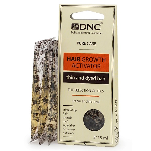 DNC Масло-активатор роста для тонких и окрашенных волос The Selection of Oils Hair Growth Activator dnc масло активатор роста бороды masculine oil blend
