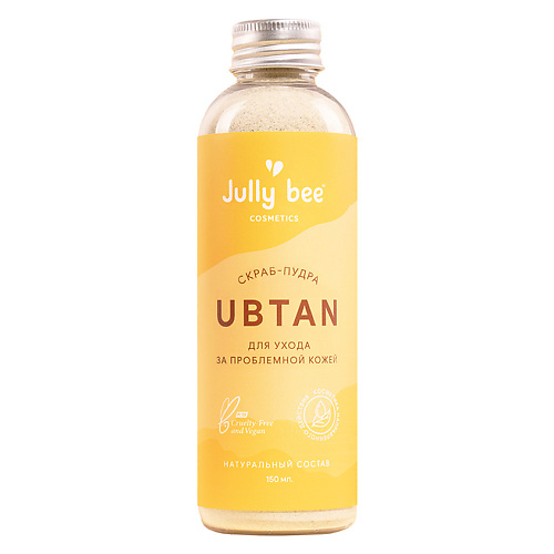 JULLY BEE Скраб-пудра для ухода за проблемной кожей лица UBTAN organic works злаковая пудра для умывания ubtan 85