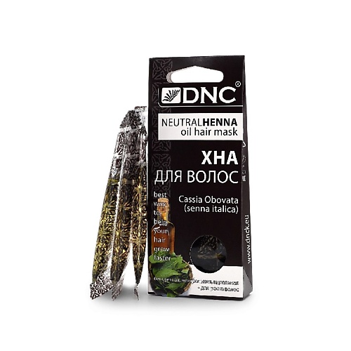 DNC Хна для волос Neutral Henna Oil Hair Mask organic henna plant hair dye   brown covering white hair nourishing natural gloss hair care 6 x 10g box