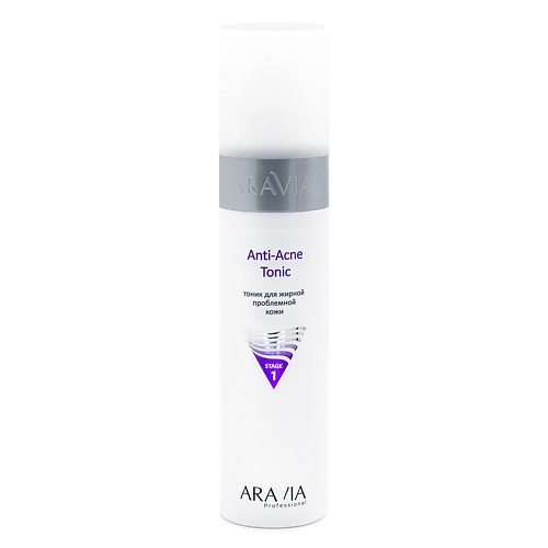 ARAVIA PROFESSIONAL Тоник для жирной проблемной кожи Anti-Acne Tonic aravia professional регенерирующий пилинг с азелаиновой кислотой regenerating azelaic