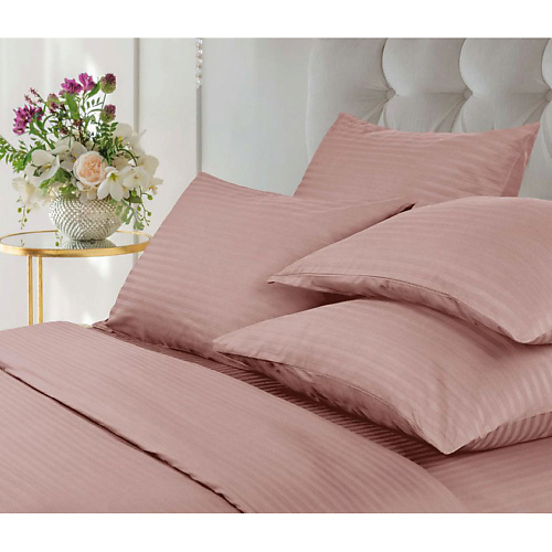 VEROSSA Комплект постельного белья Stripe 2-спальный Rouge комплект штор для кухни с подхватами этель груши 145х180см 2 шт 100% п э