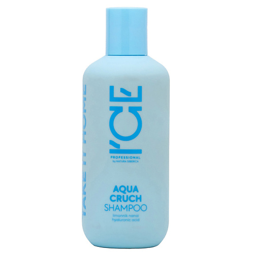 фото Ice by natura siberica шампунь для волос «увлажняющий» aqua cruch shampoo home