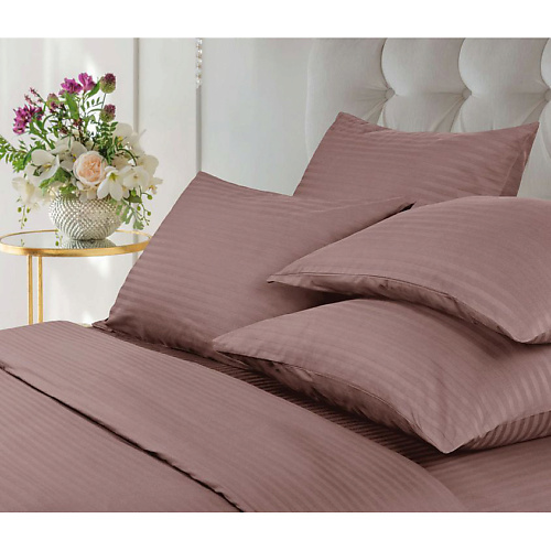 VEROSSA Комплект постельного белья Stripe 2-спальный Ash verossa комплект постельного белья stripe евро royal