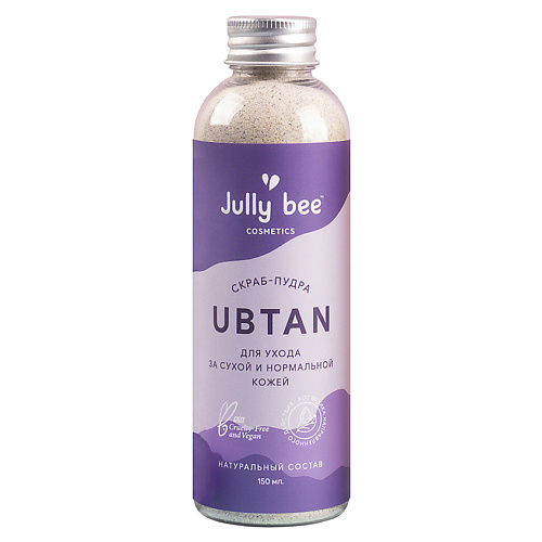 JULLY BEE Скраб-пудра для ухода за сухой и нормальной кожей лица UBTAN organic works злаковая пудра для умывания ubtan 85