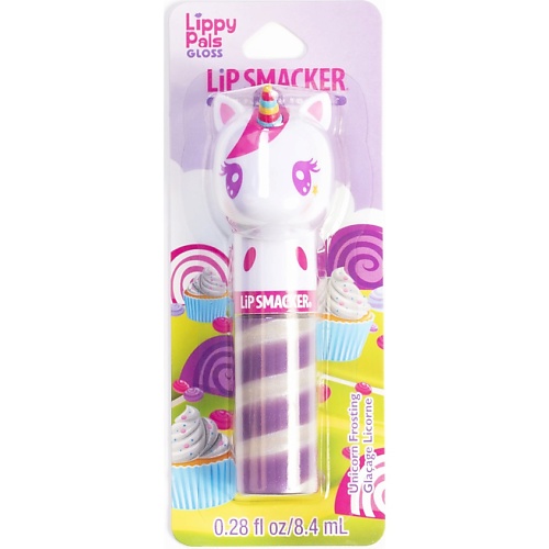 LIP SMACKER Блеск для губ Единорог с ароматом сахарная глазурь мягкая игрушка в пайетках единорог 10 см