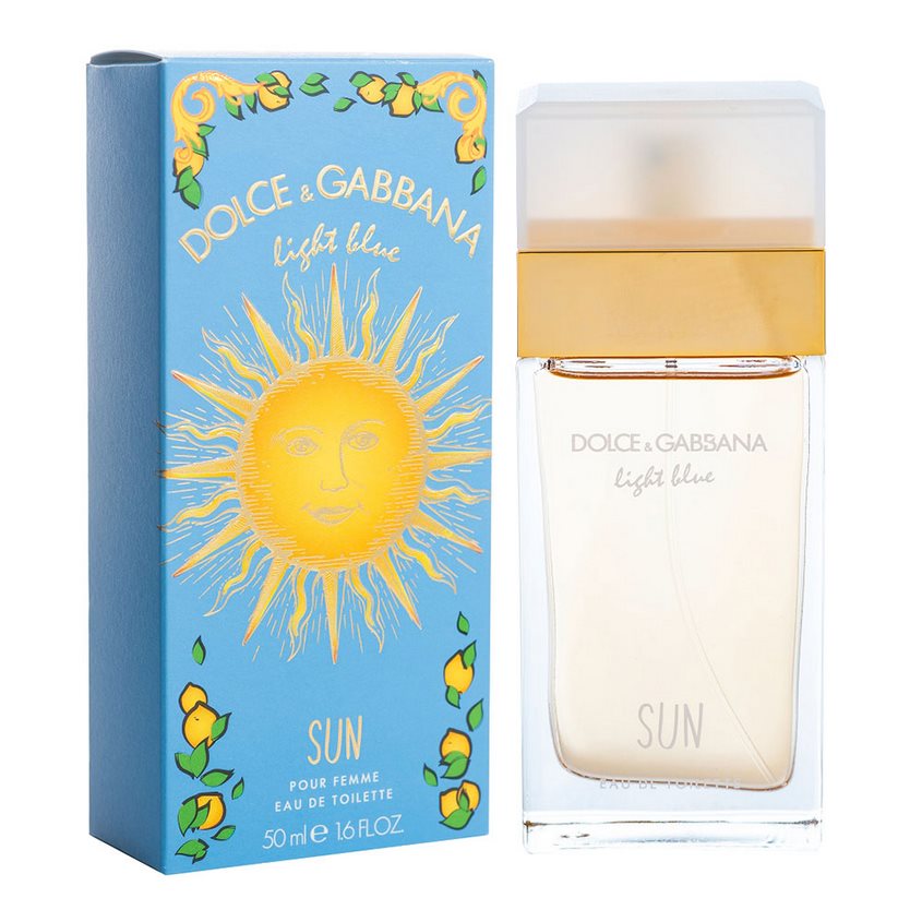 dolce and gabbana light blue sun for women