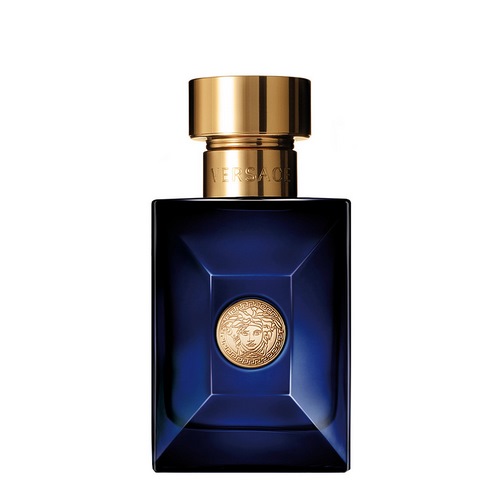 versace aftershave blue bottle