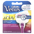 фото Gillette сменные кассеты для бритья venus&olay sugarberry