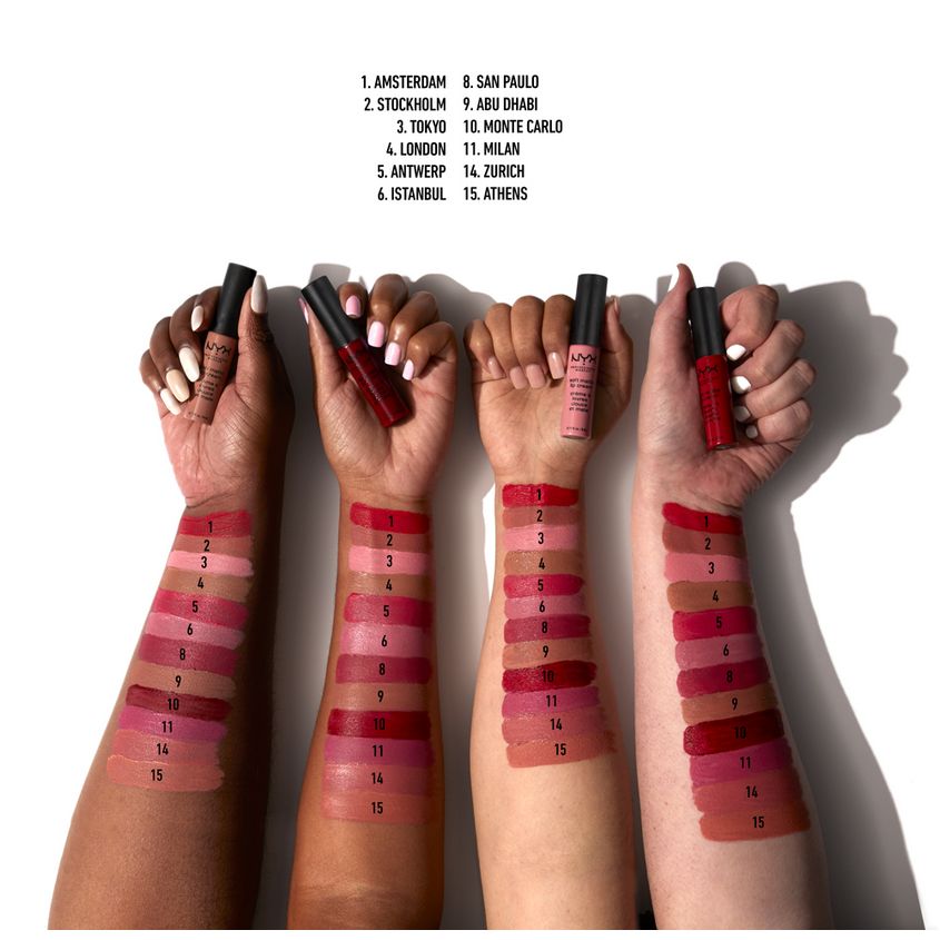 nyx soft matte lip cream new shades