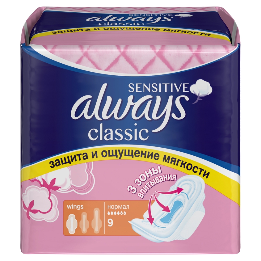 

ALWAYS Женские гигиенические прокладки Always Classic Normal Sensitive