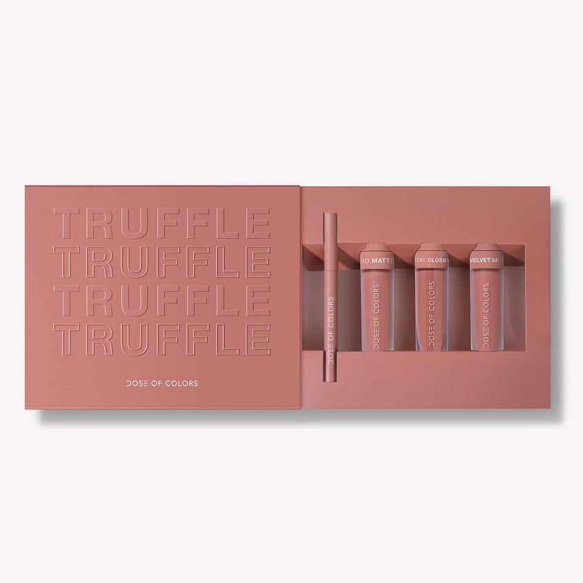 фото Dose of colors набор средств для губ truffle