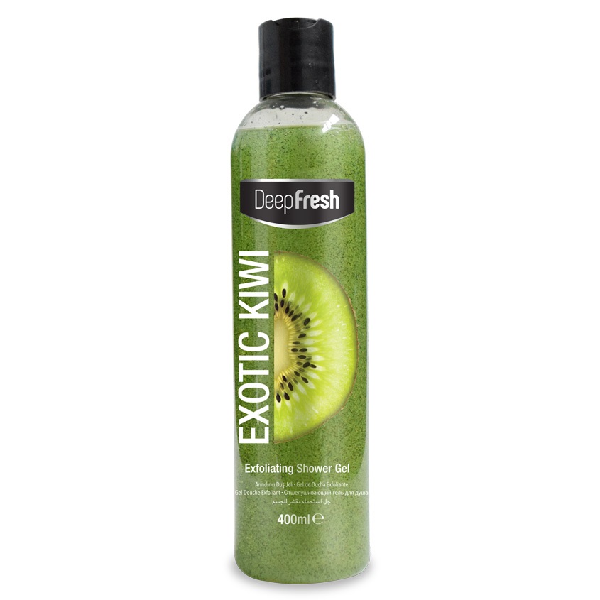 фото Deep fresh гель-скраб для душа exotic kiwi