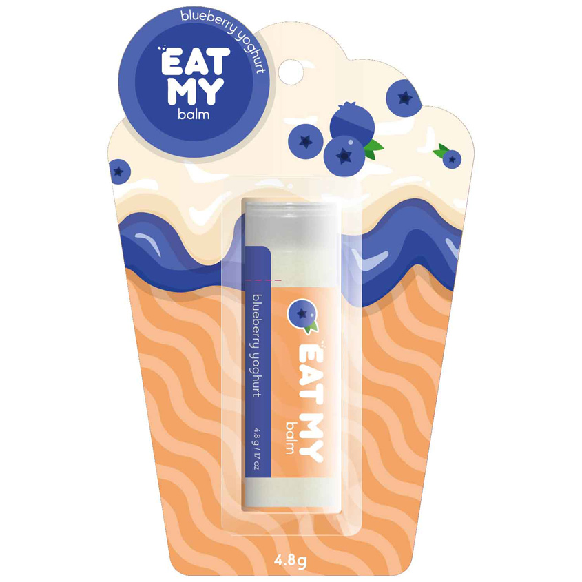 фото Eat my бальзам для губ eat my balm йогурт с голубикой