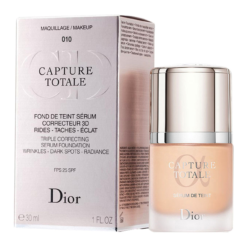 capture totale fond de teint serum correcteur 3d