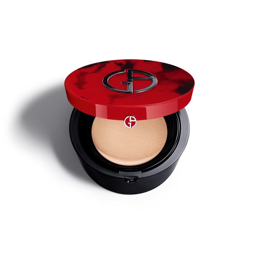 фото Giorgio armani кейс для тонального флюида-кушона red cushion malachite case