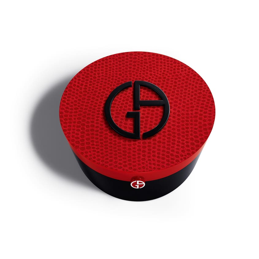 armani red cushion