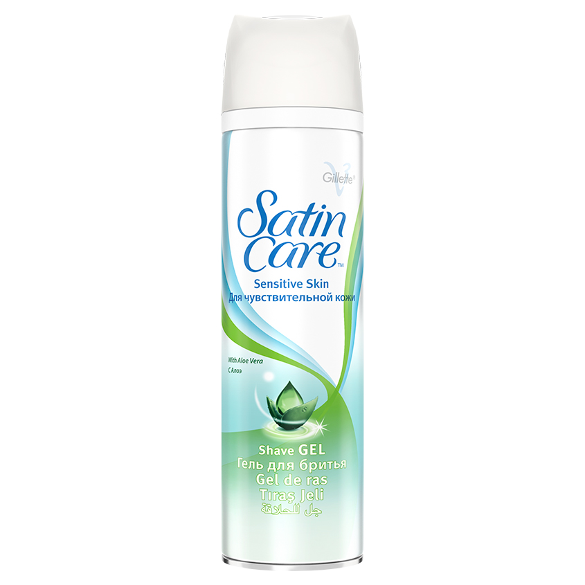 Гель для бритья для женщин для чувствительной кожи SATIN CARE