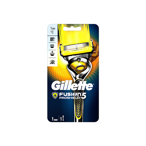 GILLETTE Станок для бритья Fusion ProShield с 1 сменной кассетой GIL543470 - фото 1